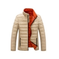 Ultra dünne faltbare Winter Stand Kragen Duck Down Jacket für Herren
