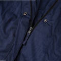 100 % Polyester Europa Mode Pading lange Jacke mit echtem Pelz Kapuze